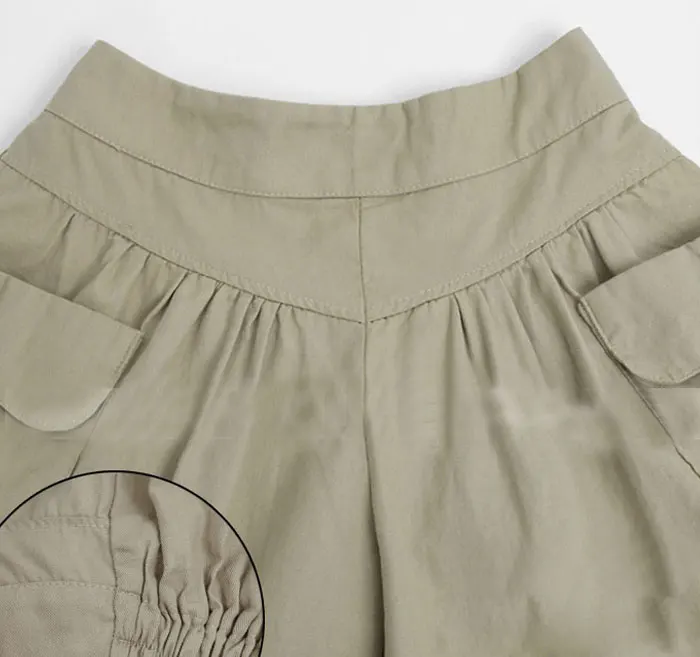 Летние свободные повседневные шорты для женщин, большие размеры, шорты с высокой талией, модные шорты с юбкой, пляжные шорты большого размера для женщин
