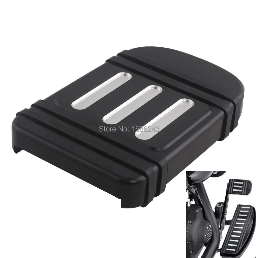

Motorcycle Edge Cut Large Brake Pedal Pad Cover Fits For Harley Street Softail Custom CVO Electra Road Touring 1989-2018
