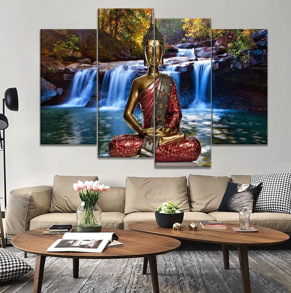 Картины Настенные модульные 5 шт. с принтом на холсте | Дом и сад