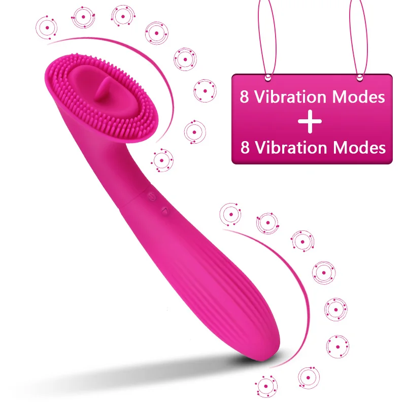 GUIMI Oral Vibrator Nipple Clitoris Masturbator Pussy Massage Licking Tongue for Women Dildo G-Spot Clit Stimulation |
