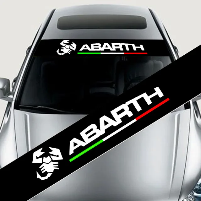 Автомобильный eflective лобовое стекло баннер наклейка автомобиля Наклейка для ABARTH