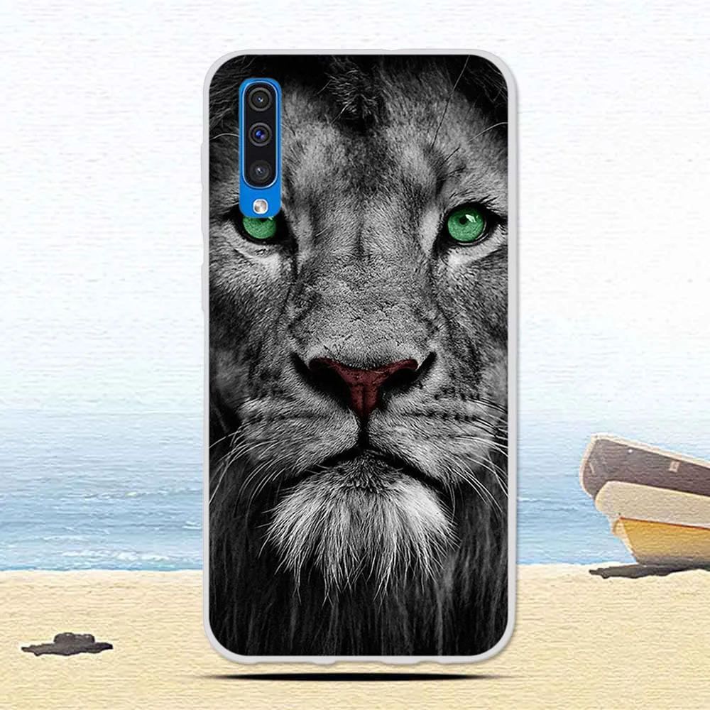 4 Роскошный чехол из термополиуретана и силикона для samsung Galaxy A50 A 50, Модный чехол для телефона с цветочным рисунком, Мягкий защитный чехол s Fundas - Color: 4