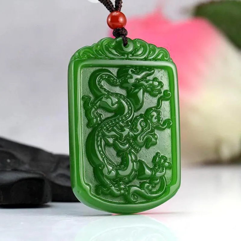 Подвеска с имитацией Зеленого дракона резной амулет-подвеска - купить по