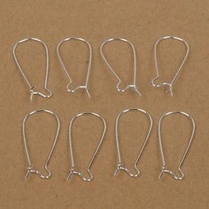 Проволока для сережек-обручей, из нержавеющей стали, 8x18 мм, 38x12 мм, 24x1 мм, 100 шт.