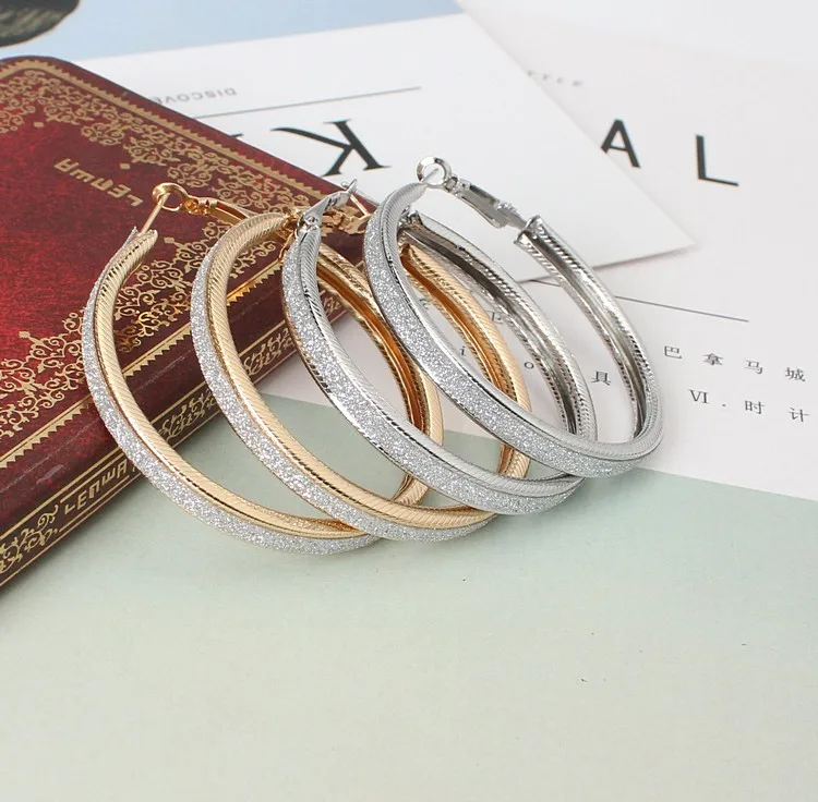 Женские серьги клипсы в стиле стимпанк|big circle hoop earring|circle earringshoop earrings for women |