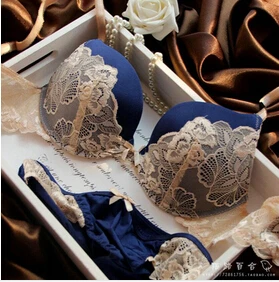 Женское нижнее белье бюстгальтер с кружевной вышивкой и бантиком|bra set|bra set brandbrand