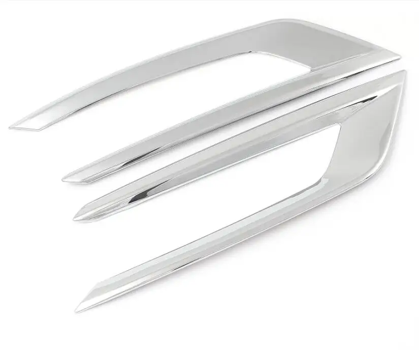 ABS хромированный чехол для передней и задней противотуманной фары автомобиля