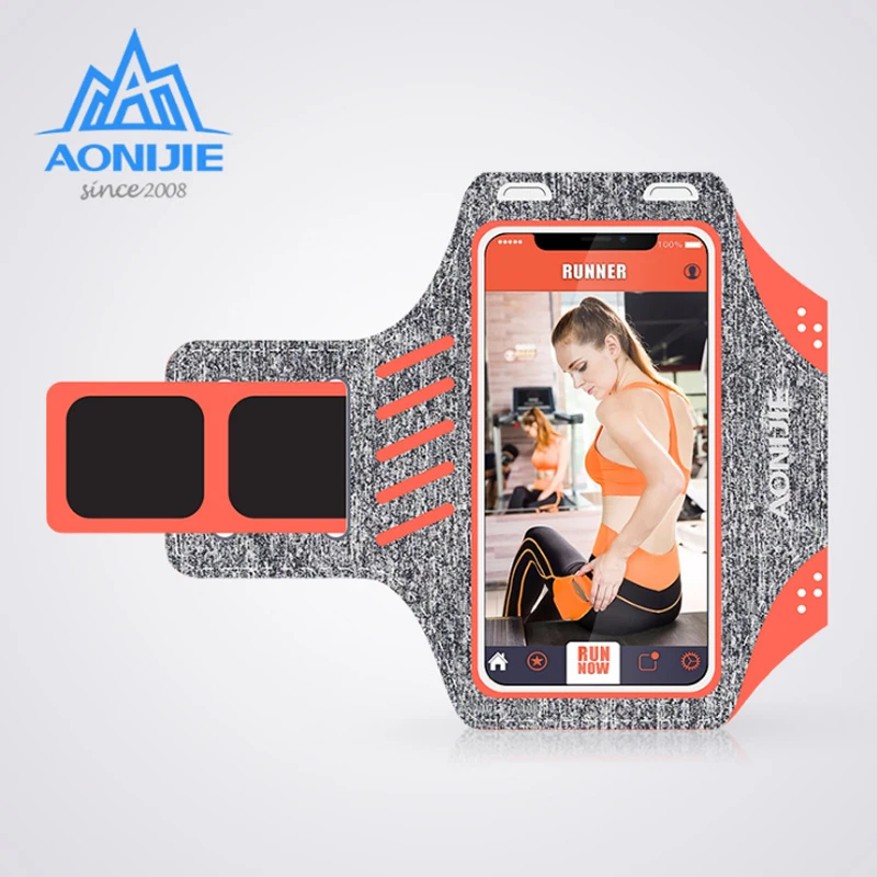 AONIJIE E845Universal Arm Bag Чехлы для iPhone 6 дюймов кошелек монет спортивный Чехол мобильного