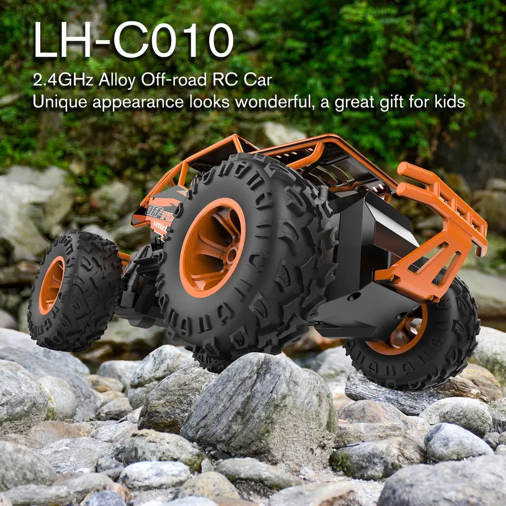 LH C010 2 4 GHz мощная машина из сплава RC внедорожный скалолазание гусеничный