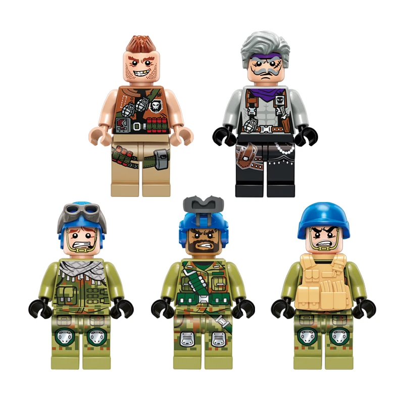 Развивающие строительные блоки Lego в стиле милитари игрушки для детей подарки