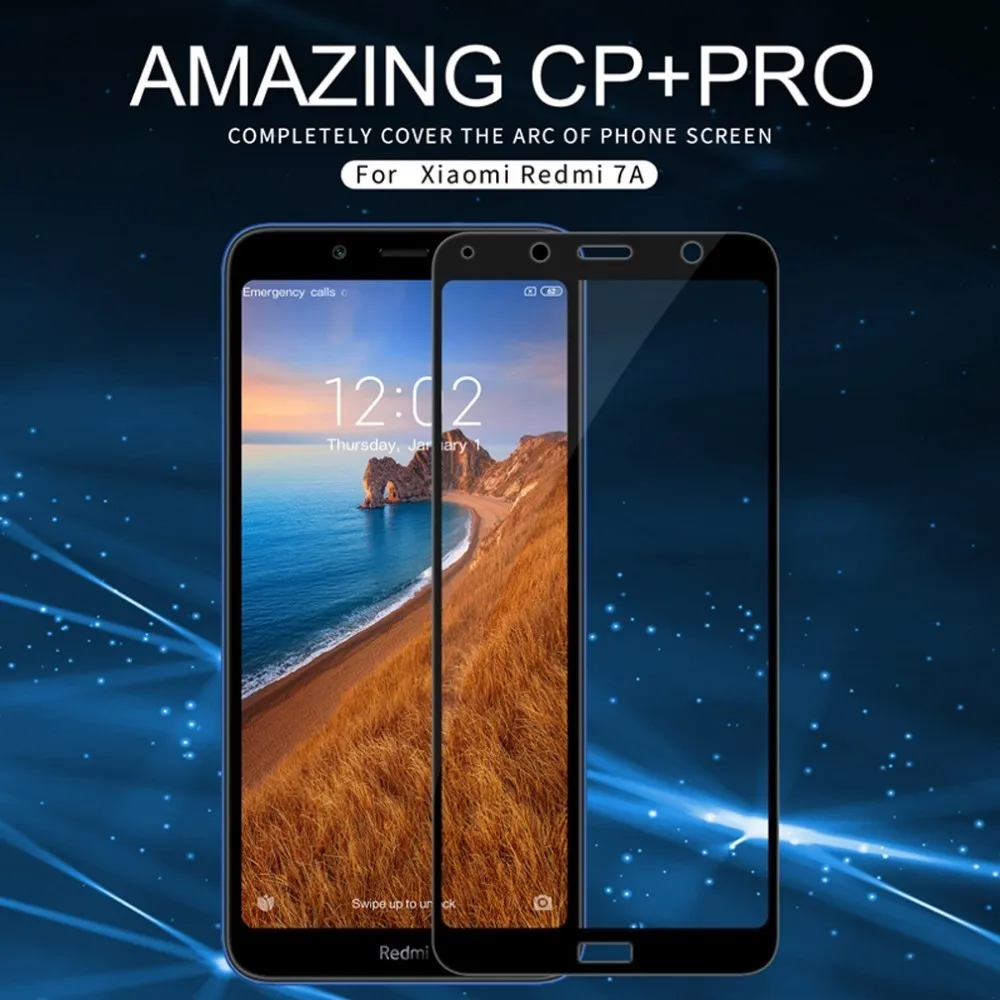 Стекло Nillkin для Xiaomi Redmi 7A CP + PRO полное закаленное стекло защита экрана