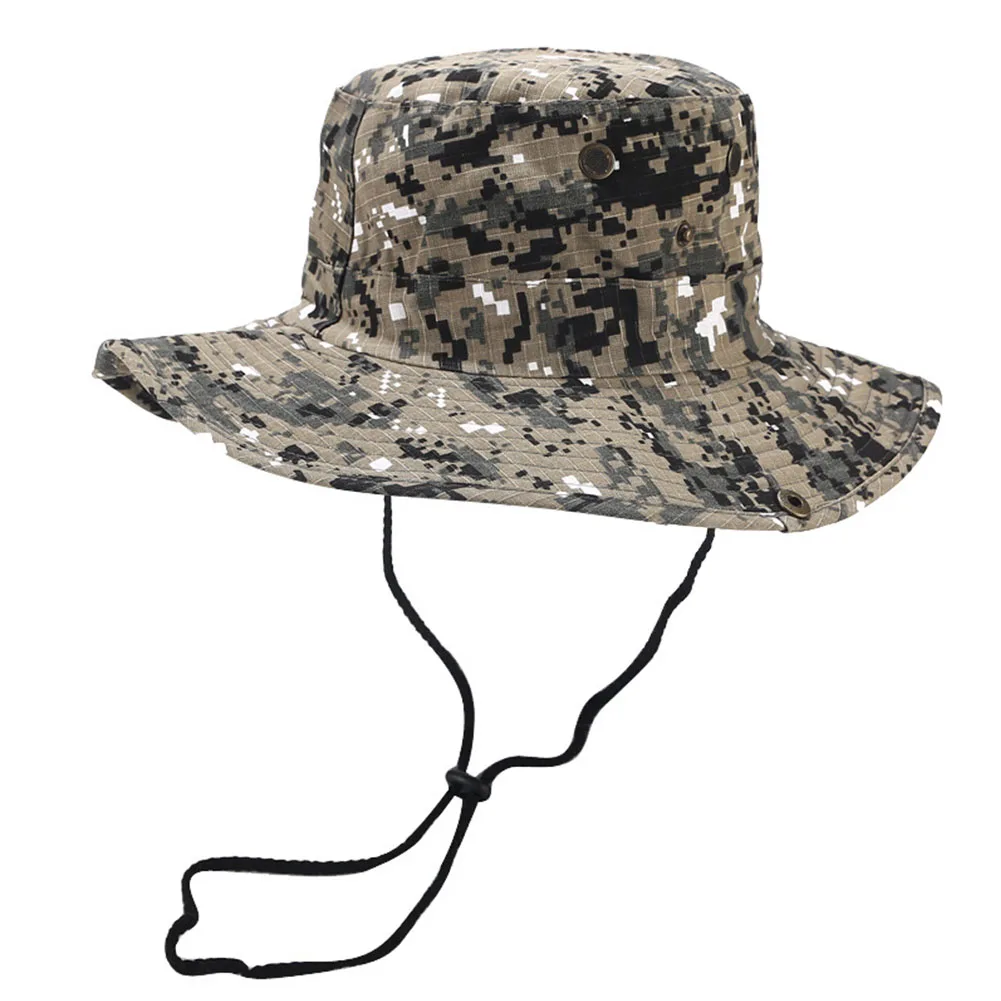 Мужская и женская Солнцезащитная походная шапка тактическая Рыбацкая шляпа