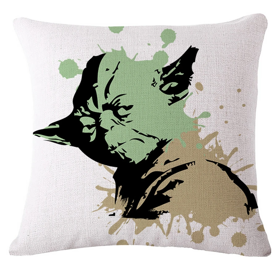 Хлопок лен квадрат Голливуд фильмы Звездные войны декоративная наволочка кресло