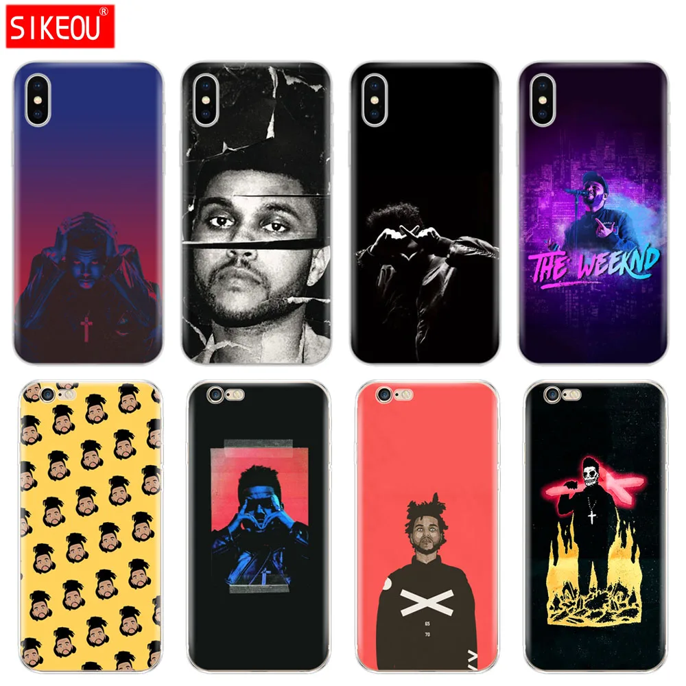 Силиконовый чехол для Iphone 6X8 7 6s 5 5s SE 2020 Plus 10 XR XS MAX 11 pro Weeknd starboy|Бамперы| |
