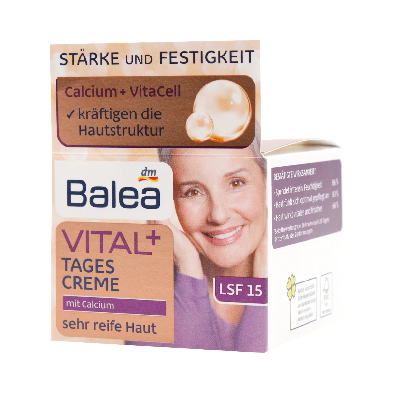 Balea Vital + дневной и ночной крем для зрелой кожи в возрасте 55 антивозрастной против