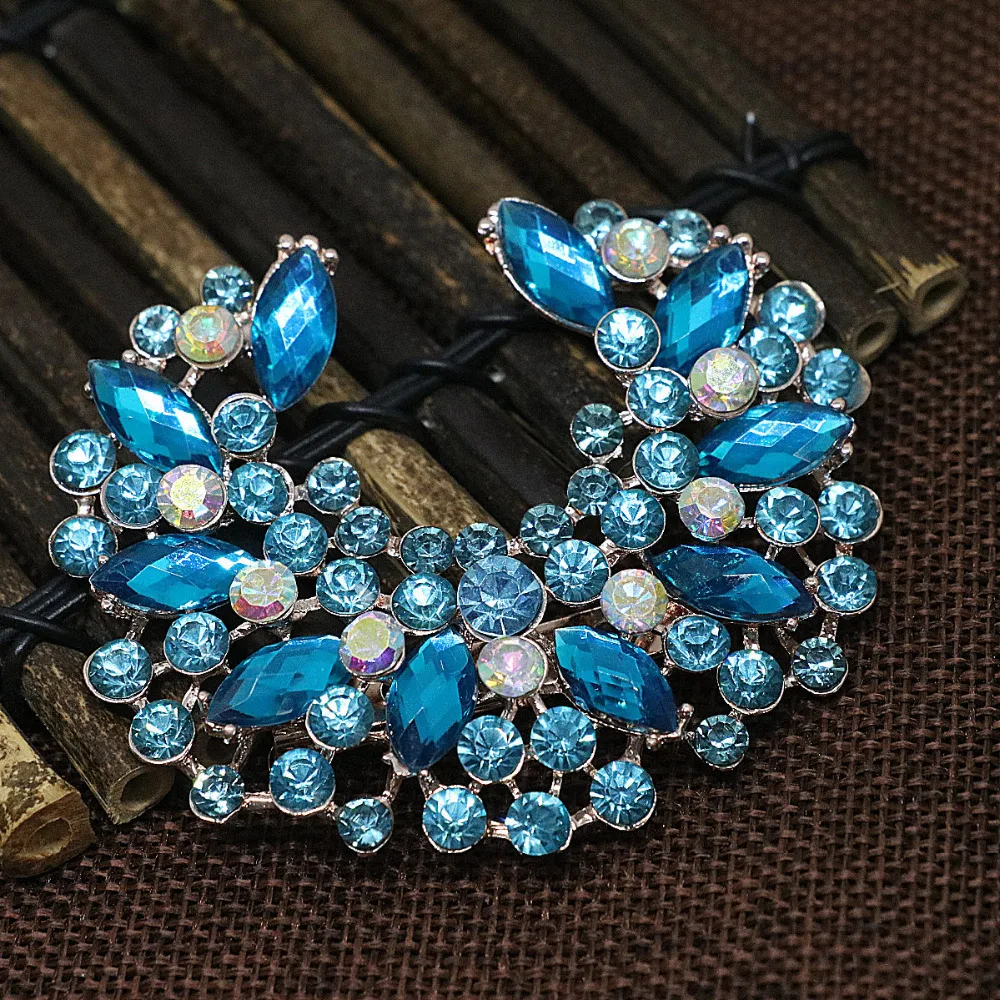 Уникальная брошь с большой луной из розового золота горячие продажи булавки со