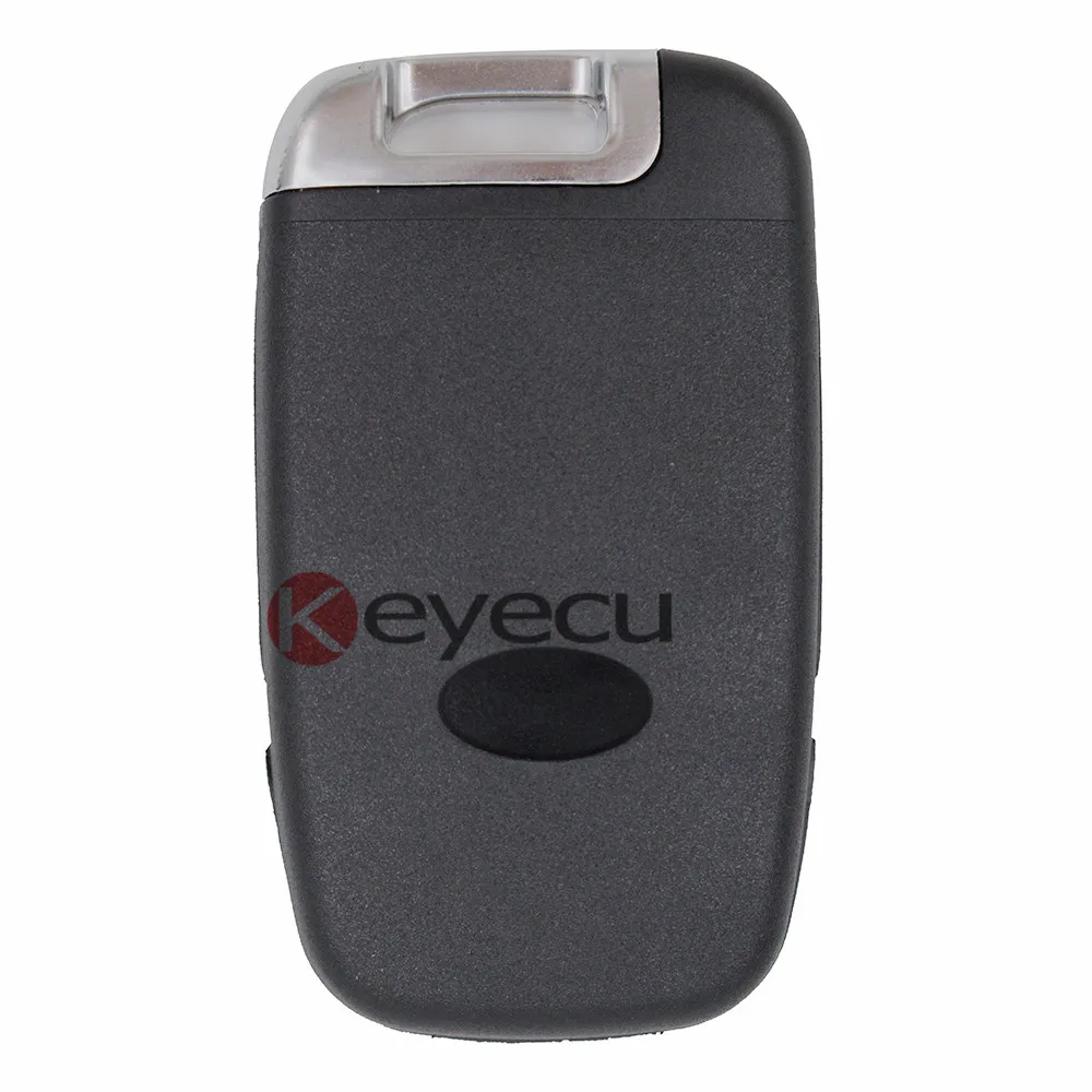 KEYECU Replacement 4 Button Smart Remote Key Shell Case FOB For HYUNDAI Equus Genesis Veloster Uncut Blank Blade | Автомобили и
