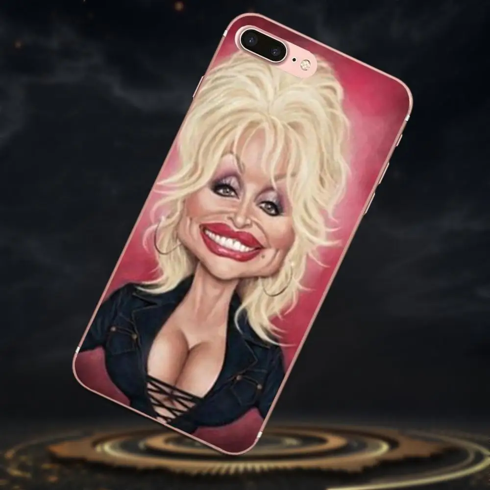 Чехлы из ТПУ для Samsung Galaxy Note 5 8 9 S3 S4 S5 S6 S7 S8 S9 S10 mini Edge Plus Lite Singer Dolly Parton | Мобильные