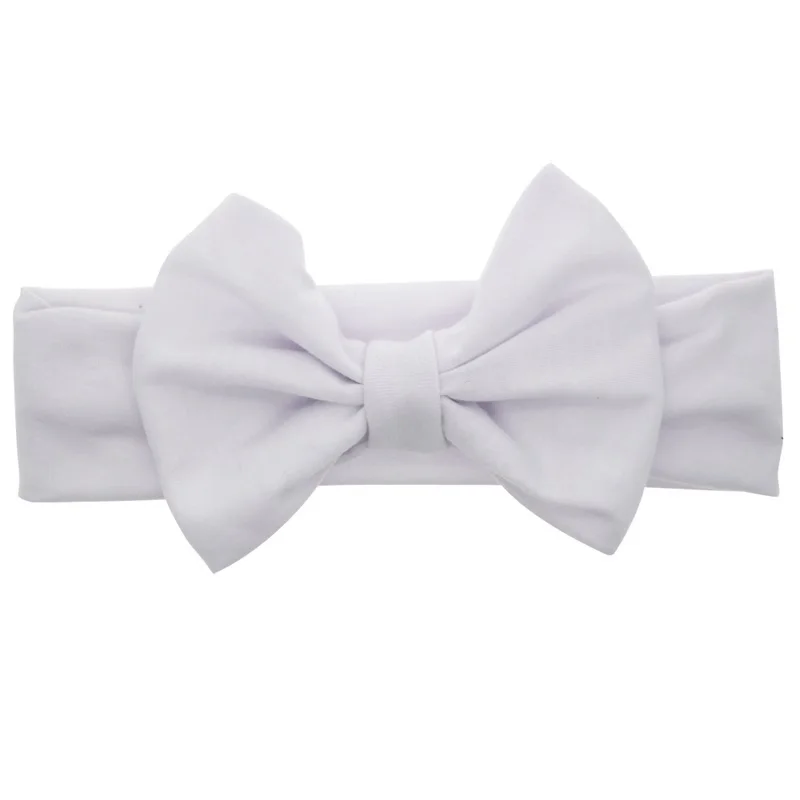 Naturalwell Girls Bandana turban headband Children headbands Baby cotton bow headwraps Hair accessories bowknot hair bands HB432 |