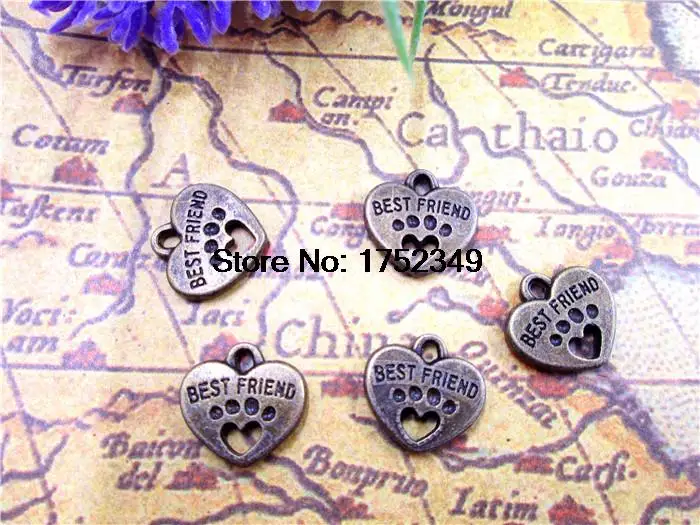 20 шт. искусственная бронза Подвески 15 х15 мм|friend charms|charm charmcharm friends |