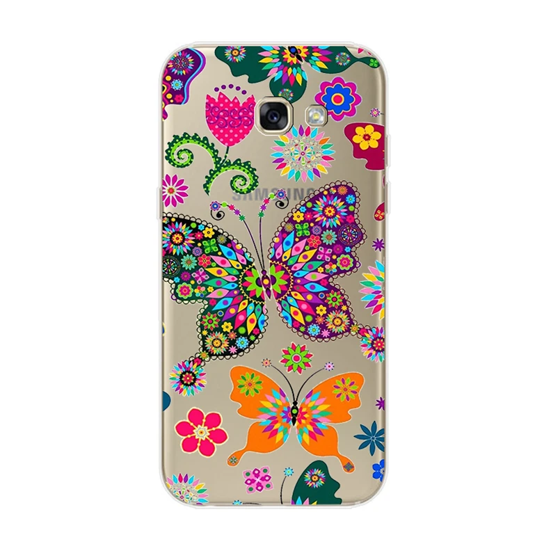 For Samsung Galaxy A5 2017 Soft Silicone Case Printing Cute Cover Cases A 5 A520F 5.2&quot Fundas Coque Bumper Capa |