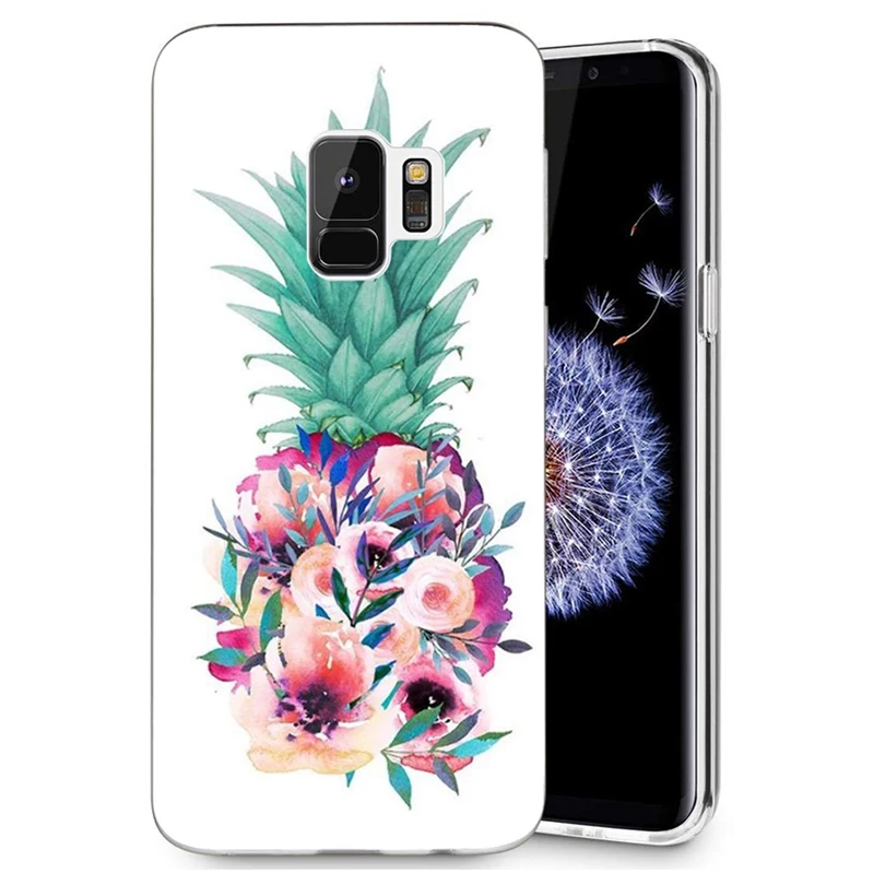 Чехлы для телефонов Samsung Galaxy S9 S9Plus S8 Plus S7 edge Note 8 Фрукты Ананас милый тропический