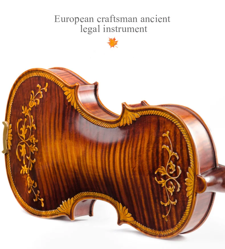Кристина E07-carved скрипка 4/4 усовершенствованная итальянская скрипка ручной работы старинная скрипка из дерева ели o музыкальный инструмент, чехол для скрипки, канифоль