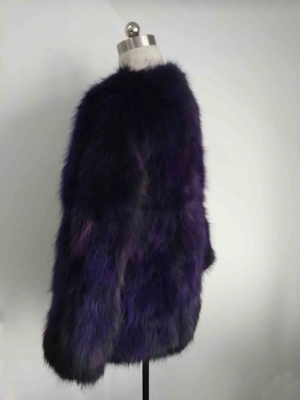 New Arrival V neck Fur Coat For Women Customize Factory Wholesale Real Raccoon Jacket Outwear Dropshipping Overcoat TSR86 | Женская