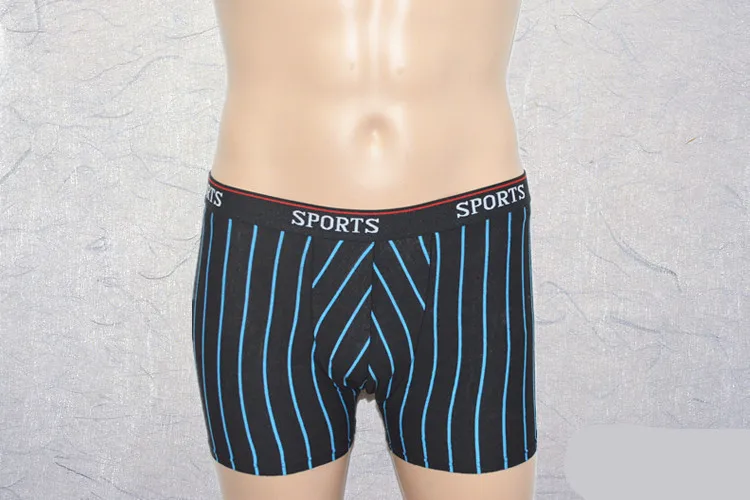 new Fashion High quality men underwear Man's brand Boxers shorts cotton stripe sports Trunks homens Cueca calzoncillos | Мужская