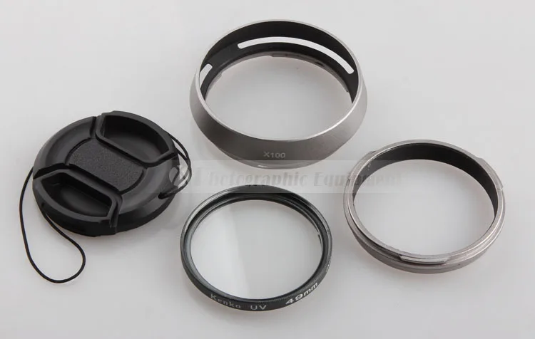 Адаптер для объектива камеры Fujifilm Fuji FinePix X100 X100S X100T 49 мм|lens hood|49mm lens hoodhood 49mm |