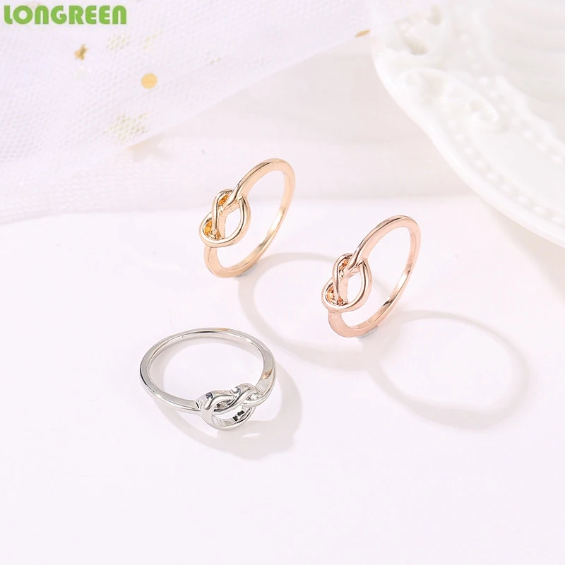 2018 New Fashion Gold Silver Rose Color Heart Shaped Wedding Ring for Woman Jewelry Party Gifts | Украшения и аксессуары
