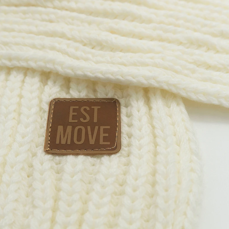 

Fashion Children Kids Winter Scarf Cute Knitted Collar Neck Warmer Baby Solid Scarf Girls Neckerchief Neck Bib Scarves for Boys