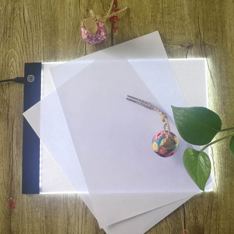 Digital Graphic Tablet A4 Led Artist Thin Art Stencil Drawing Board Light Box Tracing Pad | Канцтовары для офиса и дома