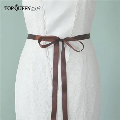 Noble Wedding Sashes Belts Flowers Bride Waistband Bridal Belts Sashes Elegant Evening Dress Prom Dresses Accessories For Party - Цвет: brown