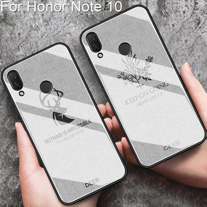 Защитные чехлы для телефонов задняя крышка Huawei Honor Note 10 закаленное стекло
