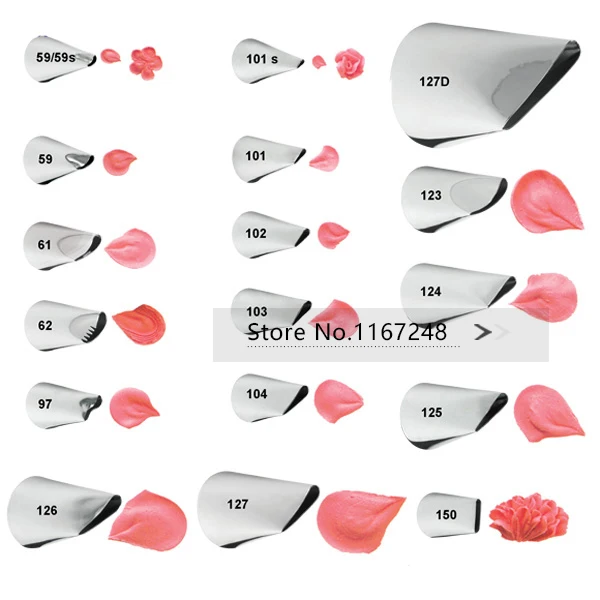 #125 Лепестковые Кондитерские насадки для глазировки инструменты украшения