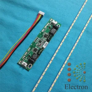 Светодиодный светильник-накладка 445 мм, обновленный комплект с алюминиевой пластиной, инвертор 26-65 дюймов для ЖК-монитора 39,5 дюйма, ТВ-панели, высокий светильник