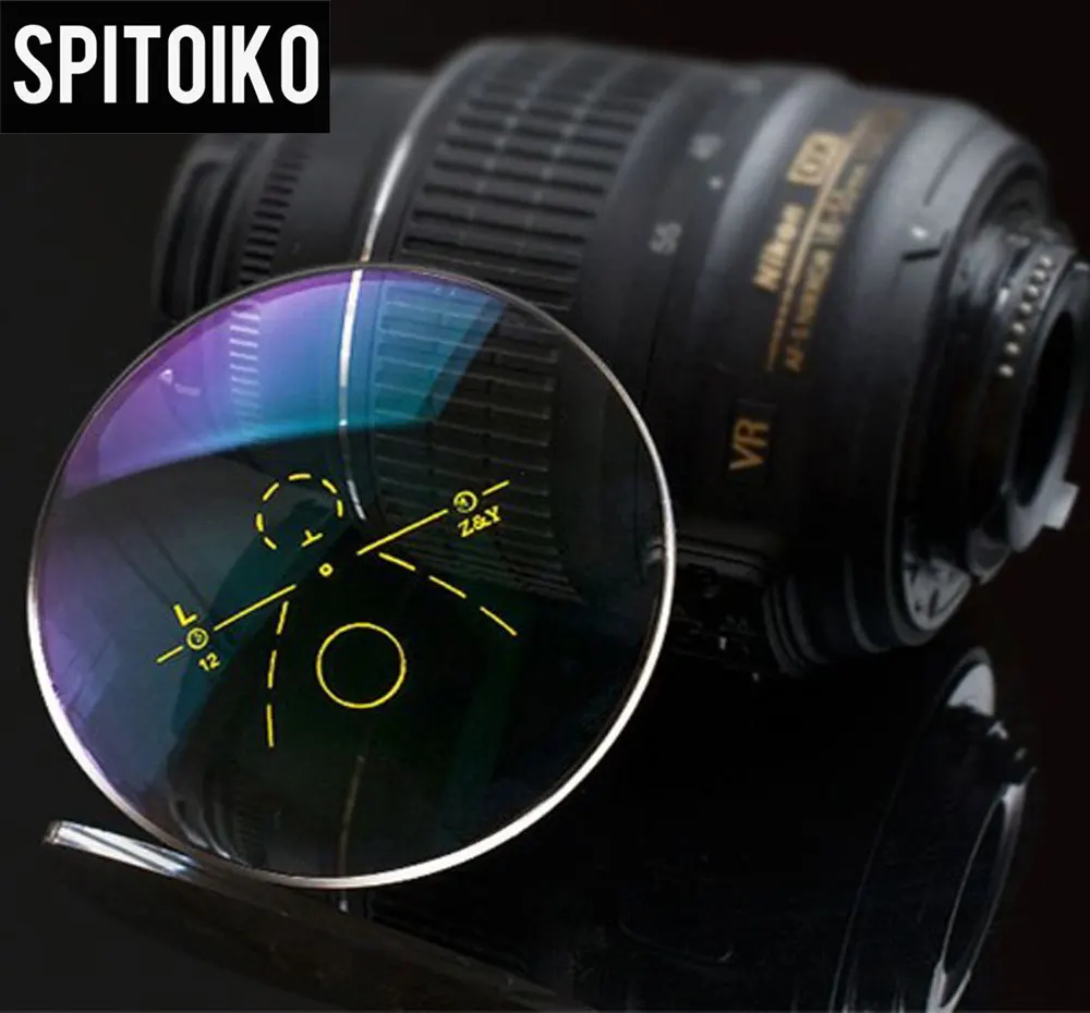 

SPITOIKO 1.56 1.61 Index Progressive Lens with Anti Reflective Coating Prescription Lens RX lens