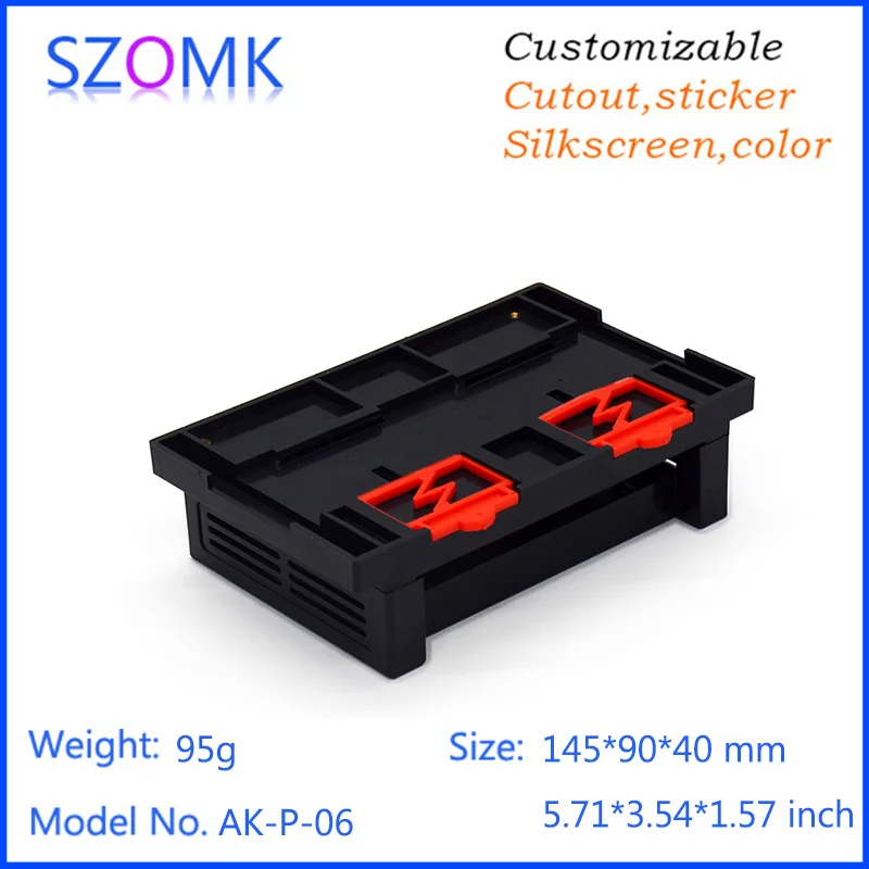 Пластиковый корпус в Шэньчжэне для электроники на din-рейке (1 шт.) 145*90*40 мм