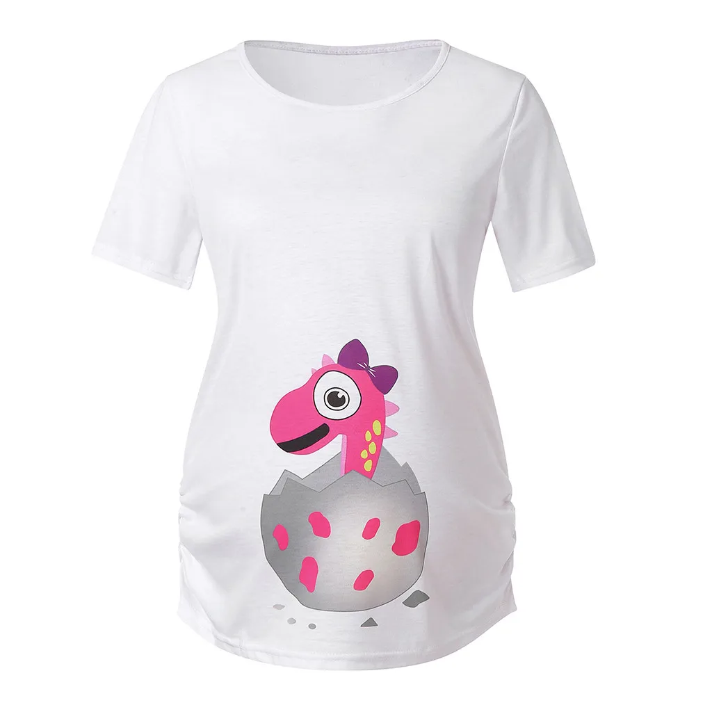 Женская одежда для беременных 2019 рубашка с надписью мама пасхальное яйцо