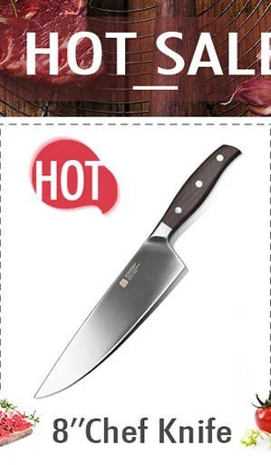 XINZUO 9,5 ''нож мясника 3 слоя 440C кованая сталь нержавеющая сталь 240 мм нож Gyuto 60 HRC кухонные ножи шеф-повара G10 Ручка