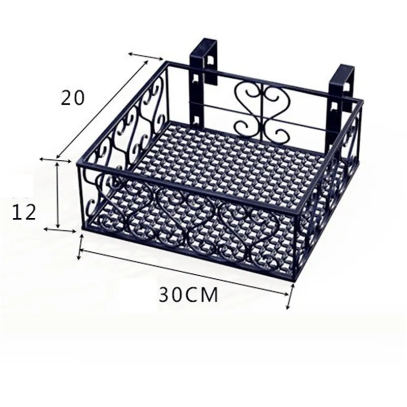 Raflar Dekorasyon Mensola Porta Piante украшение Terrasse Sera Balkon Salincagi Balcon подставка для балкона Цветочная полка для растений - Цвет: MODEL G