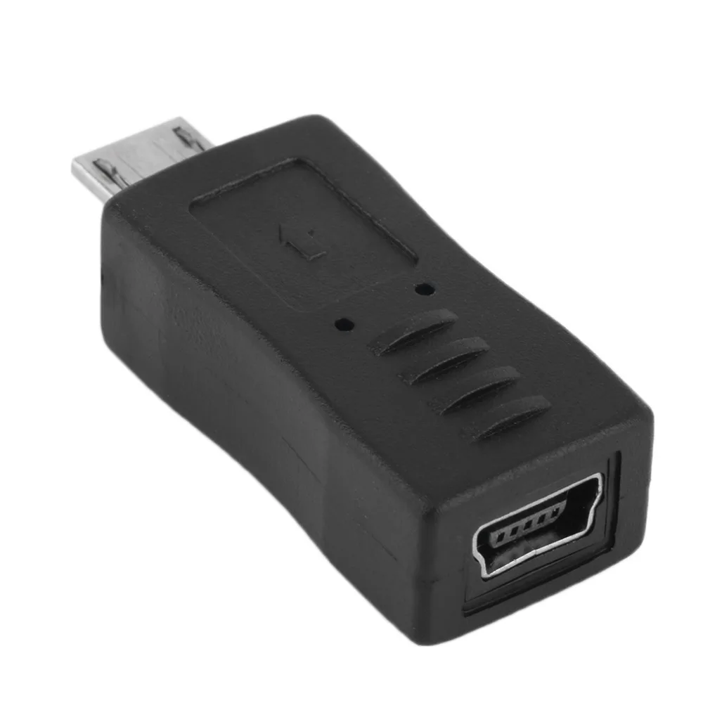 Универсальный мини USB адаптер гнездо к микро штекер конвертер