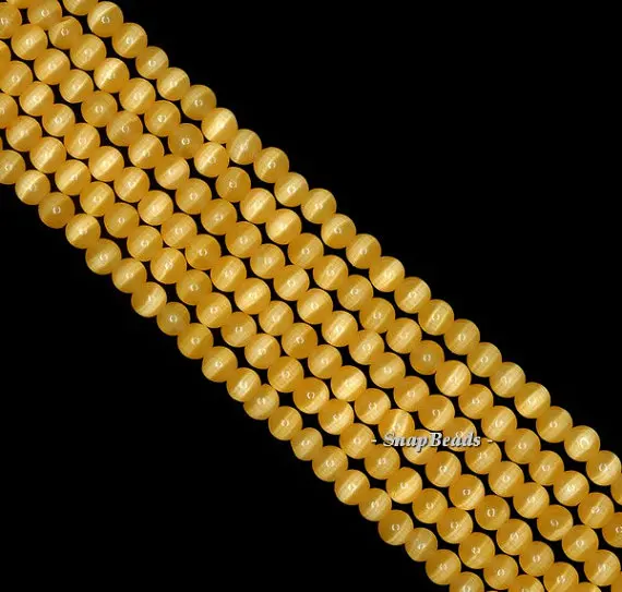 Золотистые и желтые круглые бусины 2 мм кошачий глаз 15 5 дюйма полная нить (90189748-910)