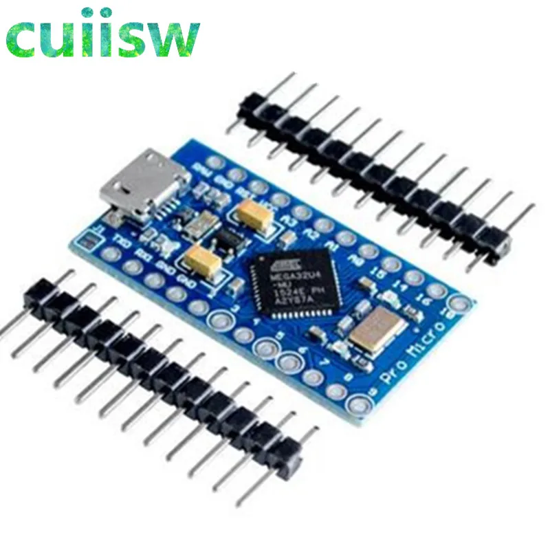 Замена ATmega32U4 Pro Micro 5 в 16 МГц для arduino Mini с 2 рядным штырьковым разъемом интерфейса