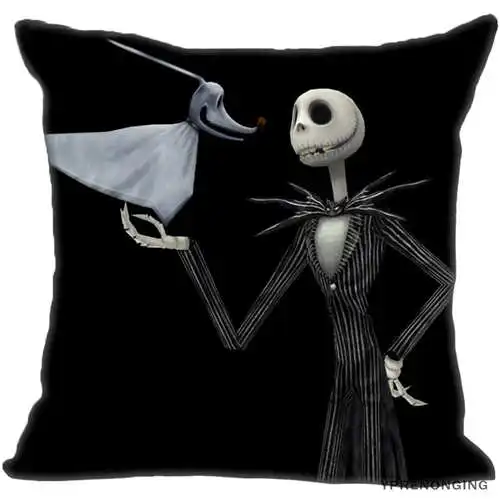 Pillowcase Best Custom Jack_Skellington(1)@ 1 Наволочка на подушку, спальня домашний квадратный наволочка на молнии(одна сторона)#190404-01-215 - Цвет: Pillowcase