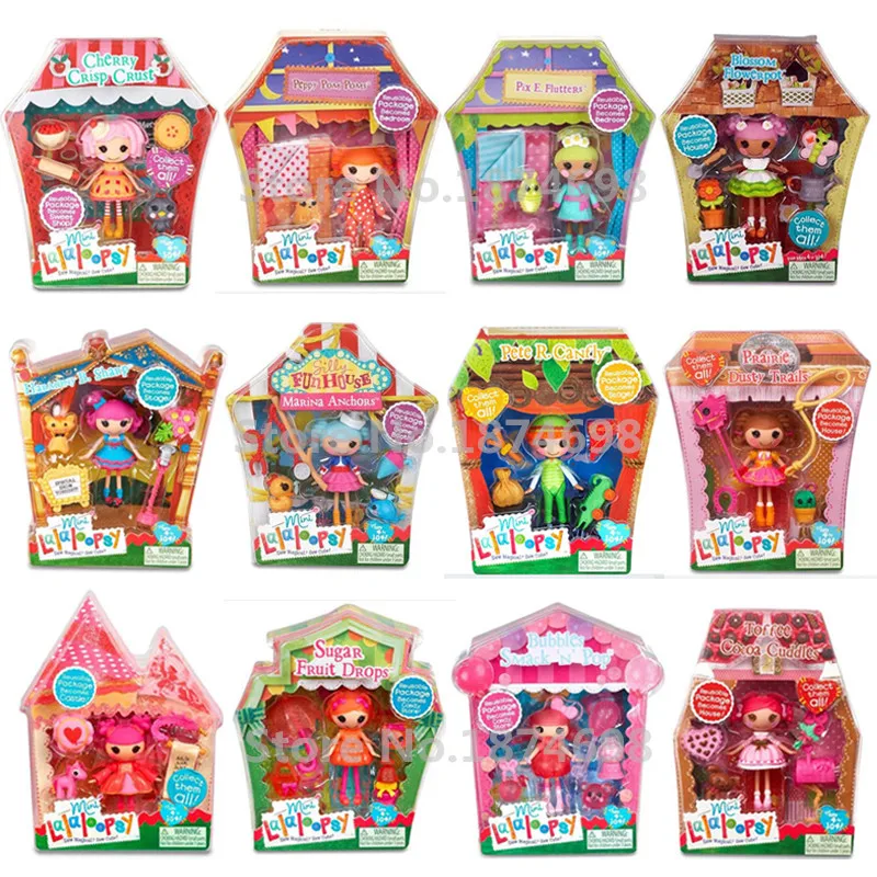 Новые игрушки Мини Lalaloopsy Кукла Коллекция модные Фигурки куклы для детей девочек