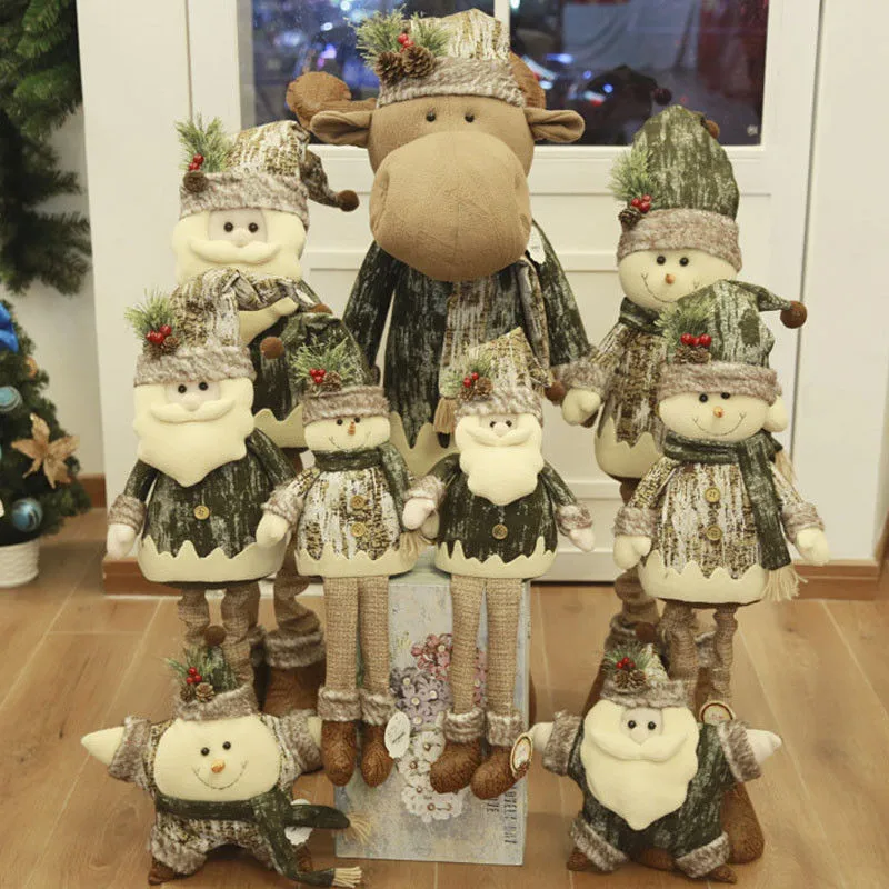 Рождественская елка украшение 2019 новый год Санта Рождество кукла на дерево