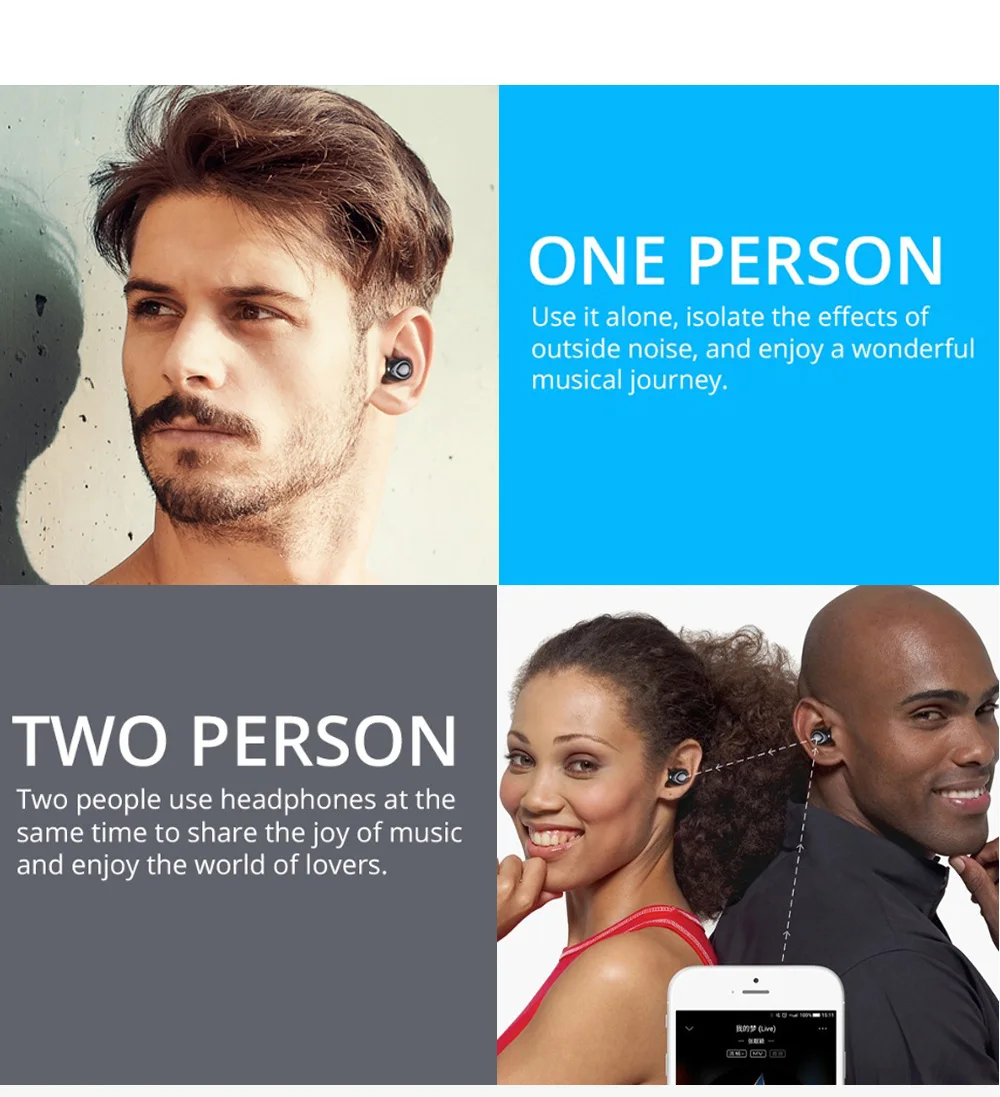 Kulaklik Bluetooth 5,0, наушники, беспроводные наушники, TWS, наушники, гарнитура, Спортивная гарнитура с микрофоном, Auriculares fone sem fio