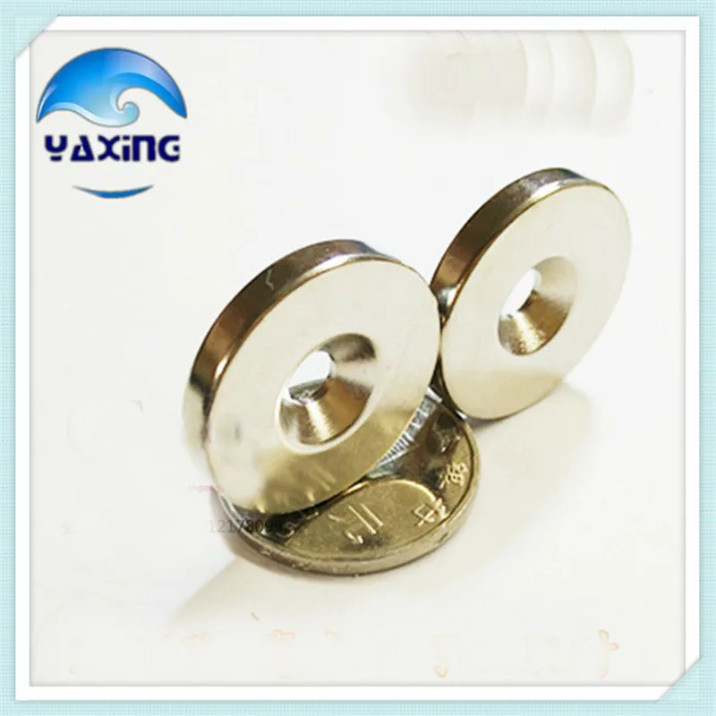 Супермощный магнит N35 кольцо с отверстием 5 мм 25 х4 10 шт.|super strong magnet|strong magnetring magnet |
